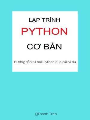 Lập trình Python cơ bản - ebook